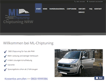 Tablet Screenshot of ml-chiptuning.de